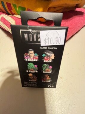 Mystery Horror Enamel Pin Pack - Black